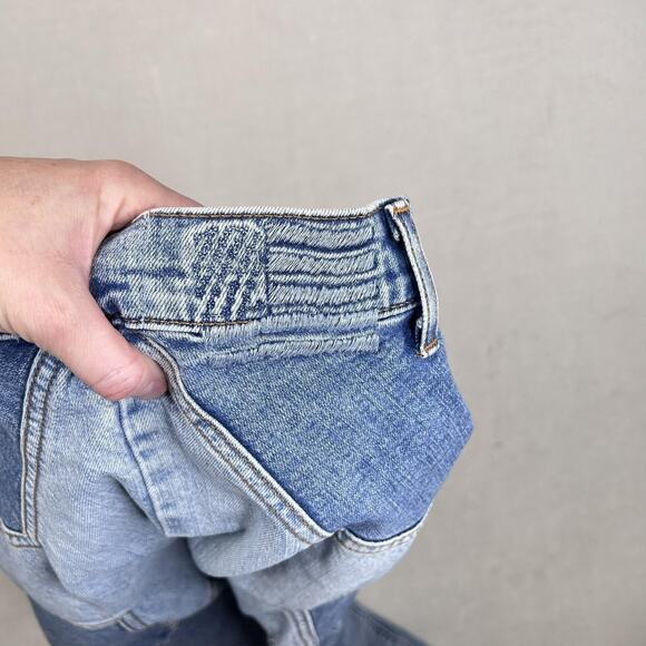 Revice Star Jeans Womens 26 Blue High Rise Skinny Patchwork Two Tone Made USA - Picture 9 of 10